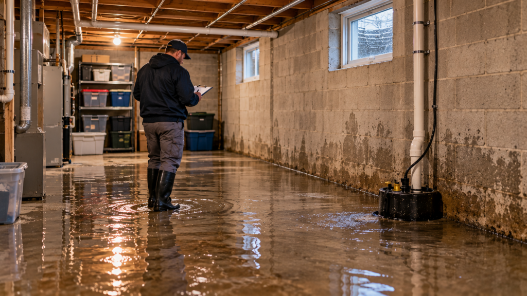 Emergency Basement Flooding: Who to Call in NJ- Basement Waterproofing- United Waterproofing